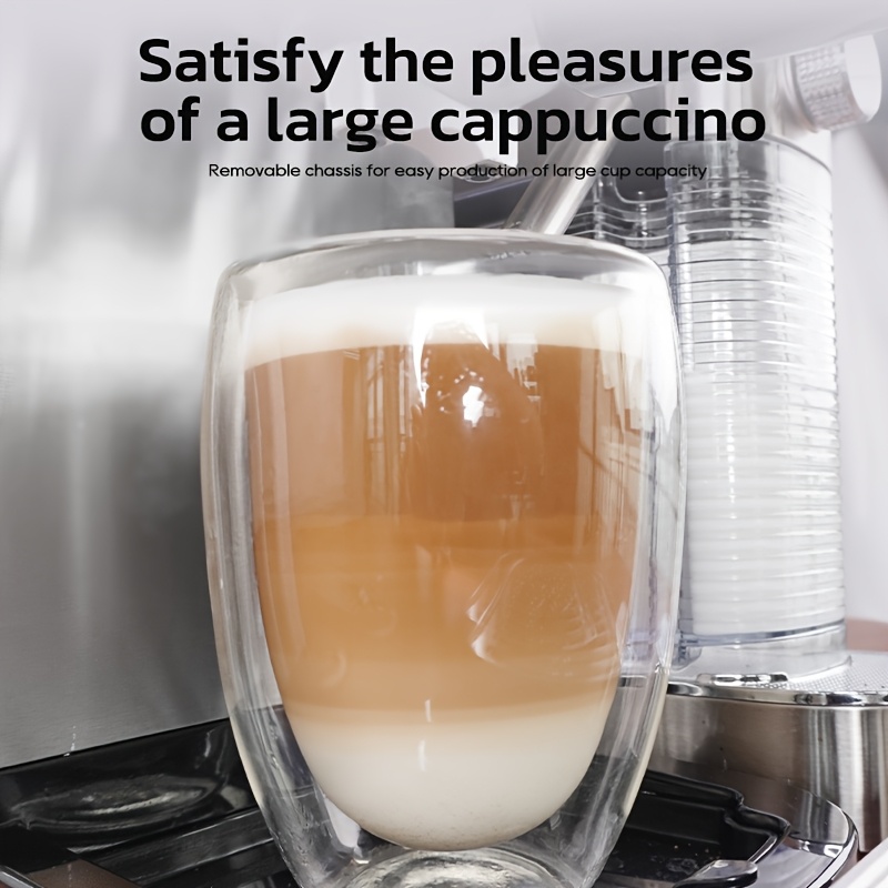 ماكينة إسبريسو نصف أوتوماتيكية HiBREW بضغط 20 بار مع خزان حليب لصنع الكابتشينو H13A، ماكينة إسبريسو محمولة، ماكينة قهوة إسبريسو محمولة، ماكينة قهوة إسبريسو مع مطحنة، ماكينة قهوة إسبريسو، ماكينة إسبريسو مع مطحنة، معدات الباريستا، صانع الكابتشينو، إسبريسو مدمج، صانع قهوة حديث، تصميم متين، أداء موثوق، مضرب حليب مرفق، للاستخدام المكتبي، لعشاق القهوة - الصورة 6