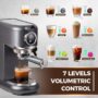 آلة إسبريسو شبه آلية CAFELFFE للبارد/الساخن، صانع قهوة متعدد الوظائف من الفولاذ المقاوم للصدأ، متوافق مع كبسولات DG و NES، 7 درجات لضبط الماء، متوافق مع ESE Pod. مثالية للتجمعات المنزلية والمكاتب وإهداء الهدايا، آلة إسبريسو أوتوماتيكية بالكامل، آلة إسبريسو مع طاحونة مدمجة، آلة كابتشينو، تحضير قهوة للحفلات، صانع قهوة منزلي، جهاز قهوة مدمج، آلة إسبريسو حديثة، بناء احترافي، تركيب متين