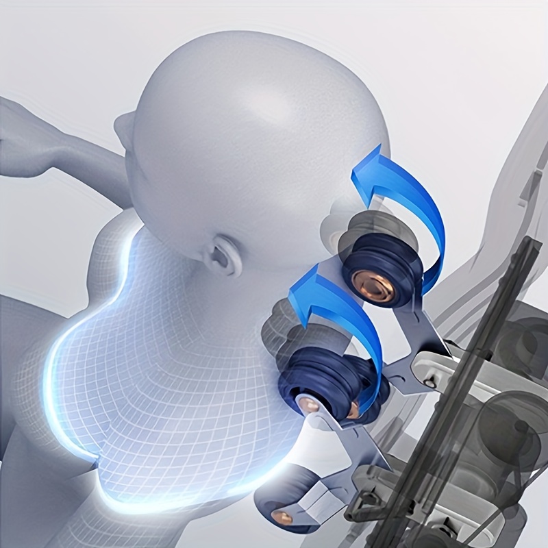 كرسي تدليك كامل الجسم مع مسار SL وكرسي استرخاء بجاذبية صفرية - تحكم صوتي بالذكاء الاصطناعي، سماعة لاسلكية، شاشة LCD، جهاز تحكم عن بعد لاسلكي، نظام تدليك، تصميم مريح مع عثماني - بناء متين للمنزل، الصالة، المكتب - متوافق مع Alexa/Siri/Assistant - تنجيد صناعي، متوافق مع الأرضيات الصلبة، تركيب سهل متضمن، طاولة تدليك، كرسي تدليك، أريكة تدليك - الصورة 6