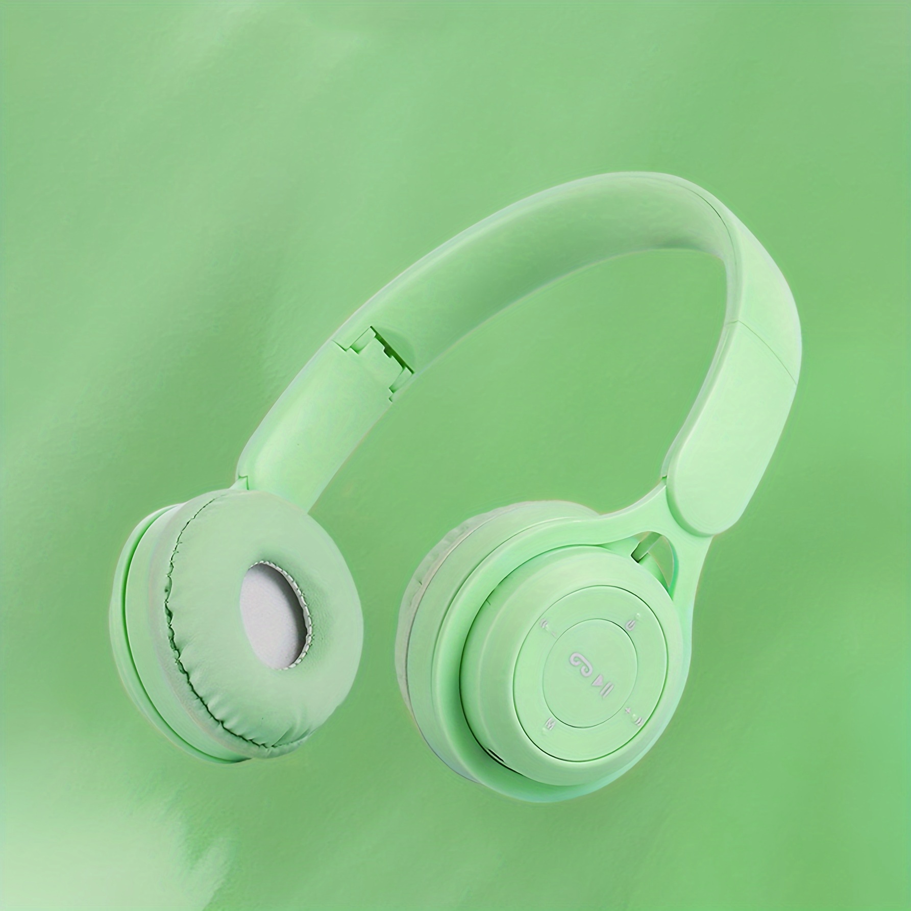 سماعة رأس لاسلكية فوق الأذن، زمن تشغيل 20 ساعة، سماعة مريحة وقابلة للطي للسفر، المنزل، المكتب، للأطفال والمراهقين والبالغين والنساء. - الصورة 11