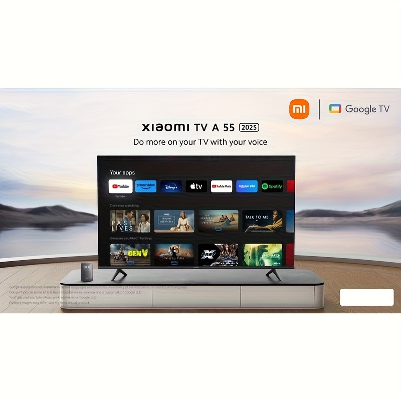 شاشة تلفزيون شاومي X 55 بوصة 2025 | جوجل تي في | شاشة 4K | صوت، DTS-X، و DTS Virtual:X | لمسة نهائية معدنية فاخرة | جهاز تحكم عن بعد لاسلكي بزاوية 360 درجة، جهاز منزلي ذكي، ترفيه منزلي، تصميم أنيق، لمسة نهائية أنيقة، تقنية متطورة، هيكل متين - الصورة 4