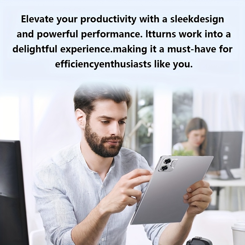 تابلت بحجم 10.1 بوصة، يعمل بنظام أندرويد 14، مزود بذاكرة 8+128 جيجابايت، وبطارية سعة 6800 مللي أمبير، وشاشة عرض عالية الدقة، ويدعم الواي فاي بتردد 2.4G و5G، وكاميرات مزدوجة بدقة 5MP و13MP، يأتي مع لوحة مفاتيح، وفأرة، وقلم، وحافظة واقية، مثالي للبث، والألعاب، ومشاهدة المحتوى، هدية عيد ميلاد مثالية، تابلت، باد - الصورة 4