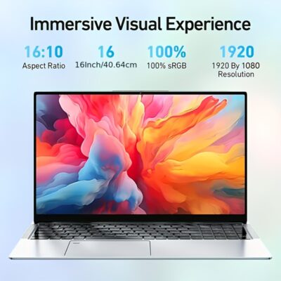 2025 تصميم جديد لاب توب بشاشة كبيرة 15.6 إنش مع 16GB RAM، SSD PCle سعة 1 جيجا بيت، ذو الجيل الثاني عشر N95، جهاز كومبيوتر محمول اقتصادي السعر للطلاب والأعمال المكتبية، هدية للأصدقاء العائلة والزملاء، مثالي للحياة اليومية. كمبيوتر صغير حجمه، ويندروف منزلي، دراسي وخفيف الحركة، وحدة تخزين صلبة، أجهزة لاب توب عصرية وتصميم قوي