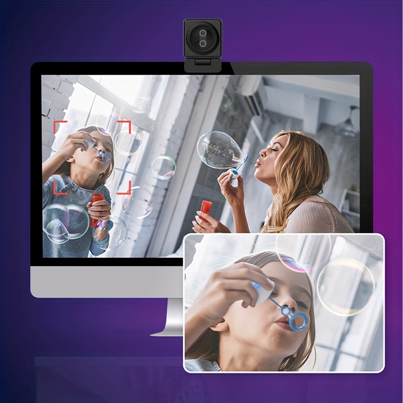 كاميرا بث مباشر بدقة 4K مع تكبير 20x، وحامل مغناطيسي، وطول وغامض، ووازن أبيض، وتصوير فيديو بدقة 4K - شحن عبر USB، تركيز يدوي، تحكم في ووازن الأبيض للبث المباشر والتسجيل، كاميرا متعددة الاستخدامات، كاميرا ويب حديثة، عدسة عالية الجودة - الصورة 4