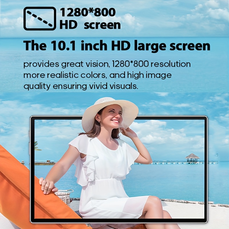 تابلت بحجم 10.1 بوصة، يعمل بنظام أندرويد 14، مزود بذاكرة 8+128 جيجابايت، وبطارية سعة 6800 مللي أمبير، وشاشة عرض عالية الدقة، ويدعم الواي فاي بتردد 2.4G و5G، وكاميرات مزدوجة بدقة 5MP و13MP، يأتي مع لوحة مفاتيح، وفأرة، وقلم، وحافظة واقية، مثالي للبث، والألعاب، ومشاهدة المحتوى، هدية عيد ميلاد مثالية، تابلت، باد - الصورة 6