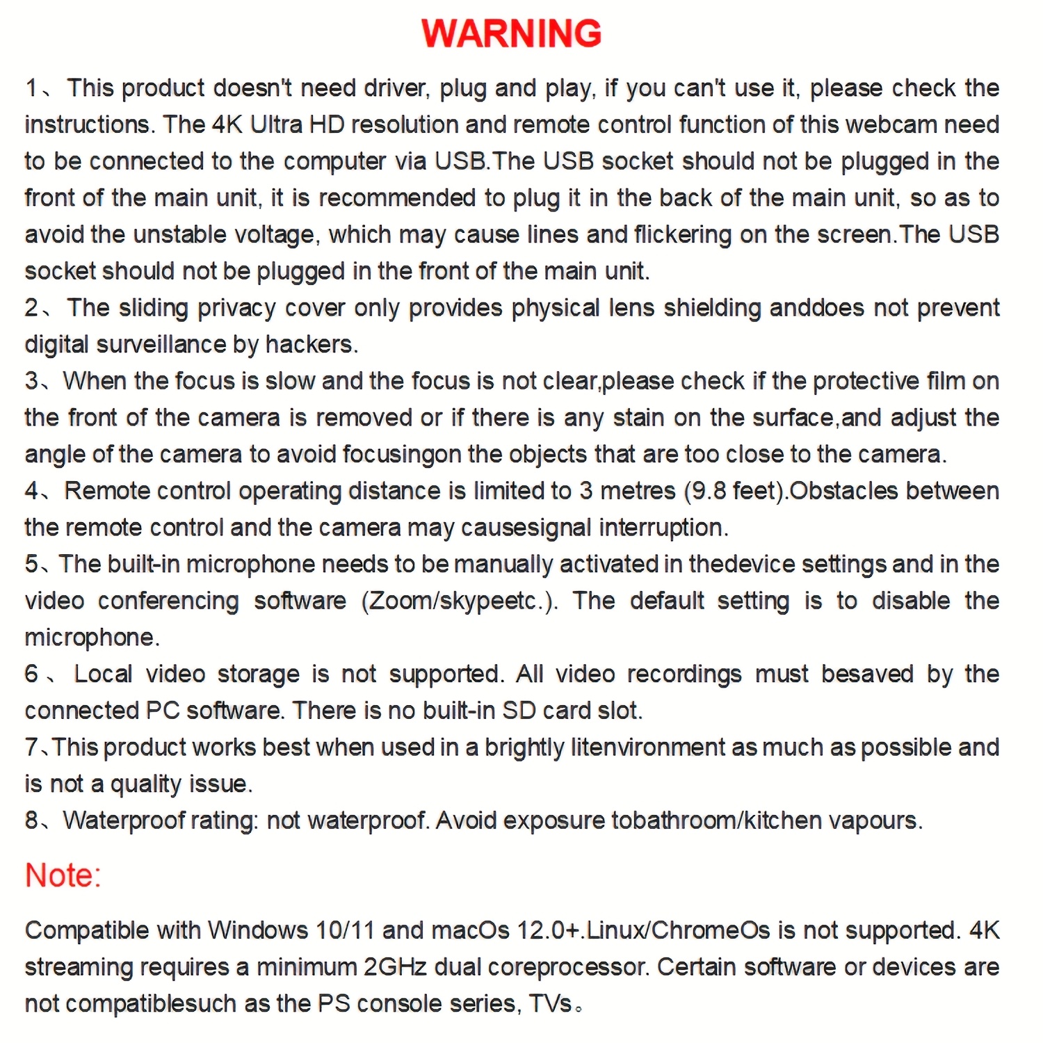 كاميرا ويب 4K للكمبيوتر مع تكبير تلقائي، تحكم عن بعد، غطاء خصوصية، توازن الأبيض، ميكروفون مدمج، كاميرا ويب تعمل بالطاقة عبر USB للكمبيوتر المحمول/المكتبي، مكالمات فيديو وتحديدات، كاميرا ويب للكمبيوتر، كاميرا فيديو للمكتب، تصميم أنيق، إكسسوار حديث، بناء متين - الصورة 5