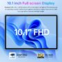 10.1 بوصة جهاز لوحي، أندرويد 14 متعددة الوسائط مفتوح، بطارية 6800 مللي أمبير، شاشة عالية الدقة، واي فاي 2.4G+5G، كاميرا مزدوجة 5MP+13MP مع لوحة مفاتيح وفأرة وقلم، غلاف حماية، هدايا عيد الميلاد