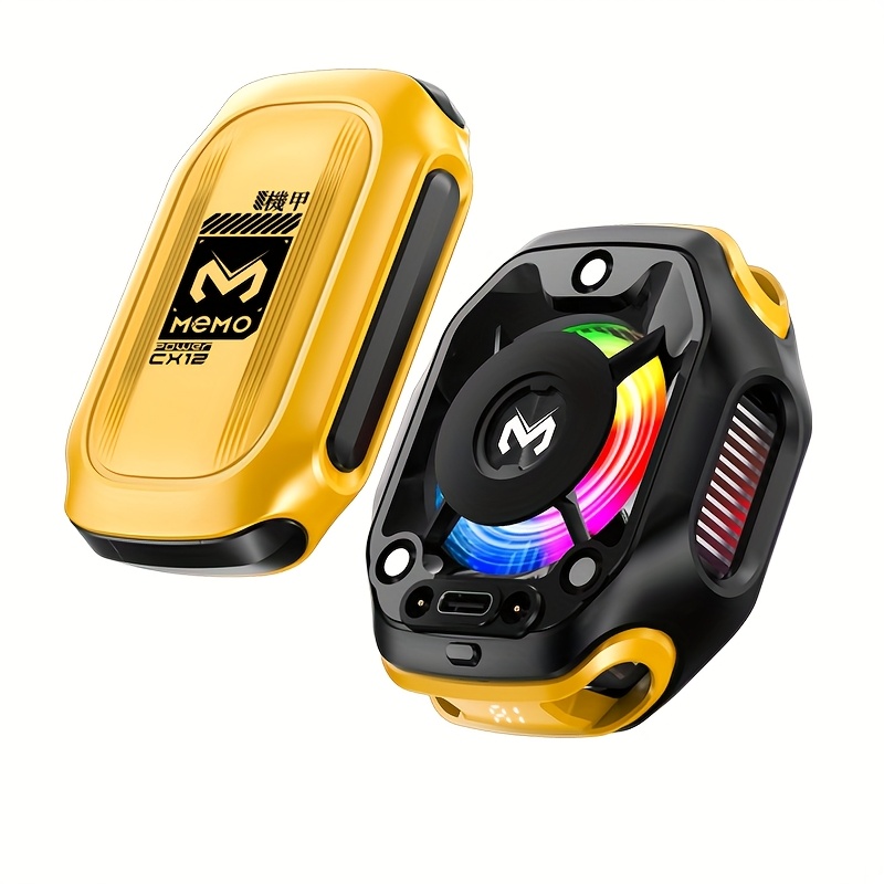 جهاز تبريد جديد للهاتف المحمول من MEMO CX12 2025، يتميز بشاشة رقمية ساطعة، يمكنه أيضًا العمل كبطارية خارجية للهاتف. - الصورة 6