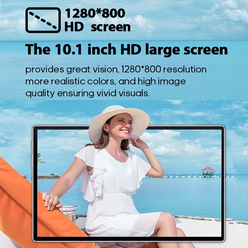 جهاز لوحي 10.1 بوصة 14 5G/4G LTE، ذاكرة وصول عشوائي 8 جيجابايت، سعة تخزين 128 جيجابايت، بطارية 6800 مللي أمبير، شريحتين، قلم ستايلس، متوافق مع لوحة المفاتيح والماوس، شاشة AMOLED عالية الدقة، سريع، جهاز لوحي لـ s & (حزمة هدايا) - الصورة 2