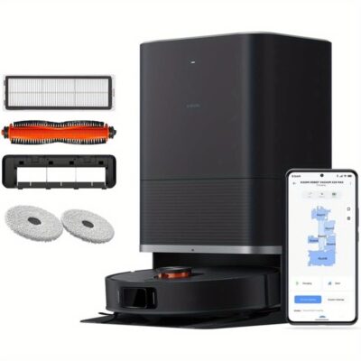 مكنسة روبوت شاومي X20 Max | قوة شفط فائقة 8000Pa | محطة قاعدة كل في واحد مع غسيل و تجفيف وسادة ممسحة تلقائي | ذراع ممسحة قابل للتمديد G | مضاد للتشابك وقص الشعر | نظام تجنب العوائق دقيق | كشف ذكي للسجاد
