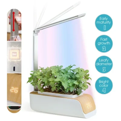 نظام الزراعة المائية للحديقة الداخلية مع ضوء النمو يدعم الزراعة المائية بدون تربة أو مجموعة إنبات أوتوماتيكية لزراعة التربة