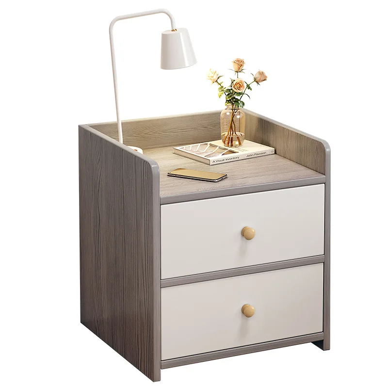 طاولة بجانب السرير بسيطة وحديثة وبسيطة للتخزين المنزلي الصغير 협탁Small خزانة خزانة رف أثاث غرفة النوم تأجير غرفة النوم منضدة - الصورة 4