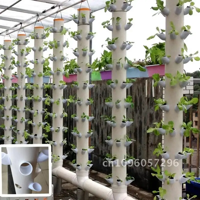 50 قطعة لتقوم بها بنفسك المائية العمودي برج أواني النباتات المائية أكواب الاستعمار المائية تنمو البستنة حاوية النبات كوب وعاء زهرة داخلي