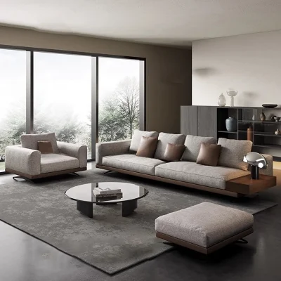 الحد الأدنى أريكة غرفة المعيشة الإيطالية الحديثة خدش القطط الاسترخاء مكتب غرفة المعيشة أريكة الكبار صالة Canape صالون الزينة