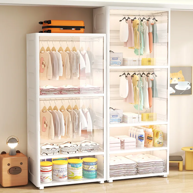 خزانة تخزين متعددة الطبقات قابلة للطي ، خزانة ملابس ، خزانة ذات سعة كبيرة ، غرفة نوم منزلية ، صندوق تنظيم الملابس ، غرفة المعيشة - الصورة 3