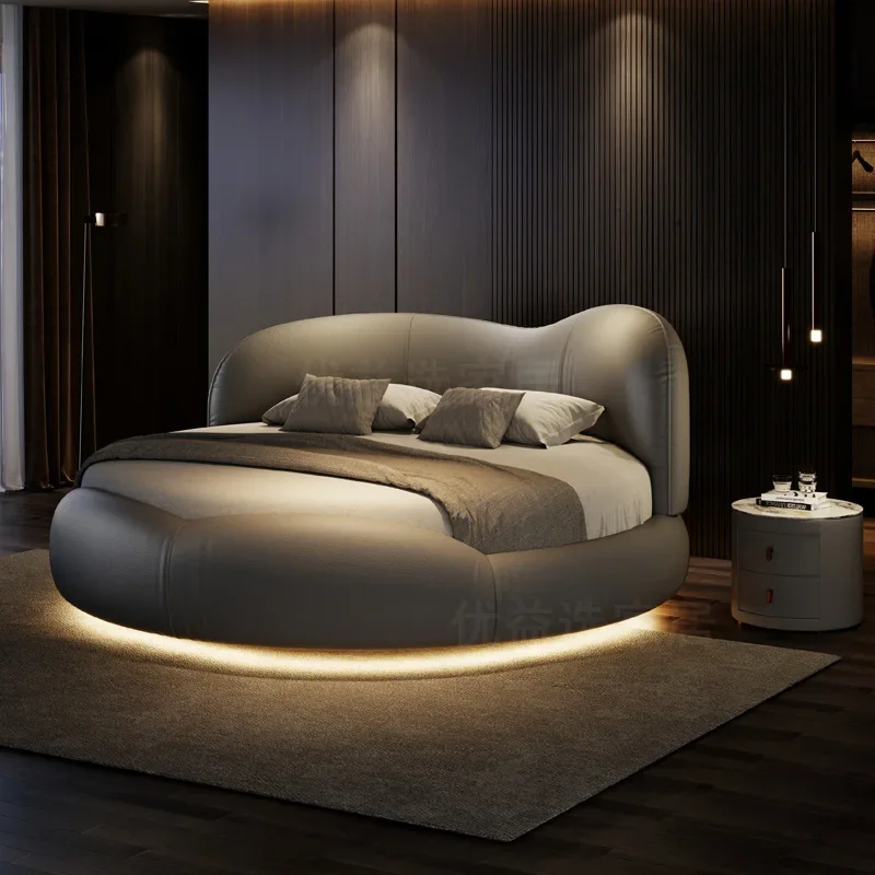 سرير بناتي بتصميم مزدوج فاخر لغرفة نوم الأطفال، إطار بسيط، سرير أوروبي من حصير التاتامي، أثاث خارجي خشبي إسكندنافي